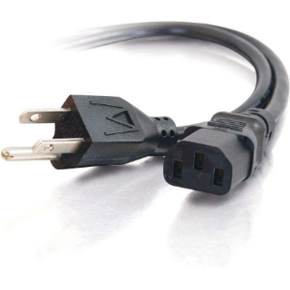 Picture of C2G 2ft Universal Power Cord - 16 AWG - NEMA 5-15P to IEC320C13