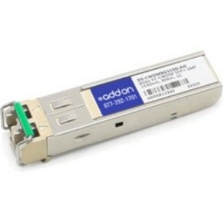 Picture of AddOn Cisco DS-CWDM8G1530 Compatible TAA Compliant 8GBase-CWDM Fibre Channel SFP+ Transceiver (SMF, 1530nm, 40km, LC)