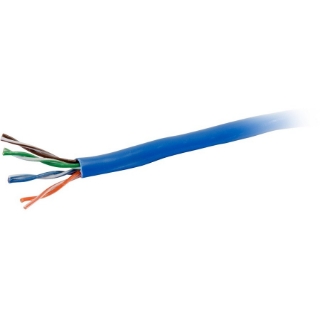 Picture of C2G 1000ft Cat6 Bulk Ethernet Network Cable-Solid UTP-Riser CMR Blue TAA