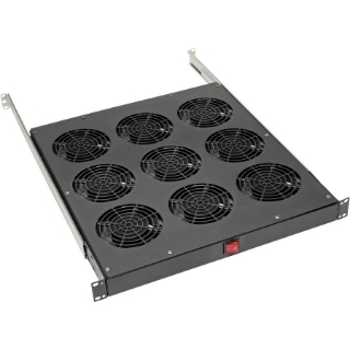 Picture of Tripp Lite Fan Tray for 19in Racks, 9 120V Fans 576 CFM C14 Inlet 1URM