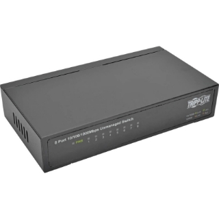 Picture of Tripp Lite 8-Port Gigabit Ethernet Switch Desktop Metal Unmanaged Switch 10/100/1000 Mbps