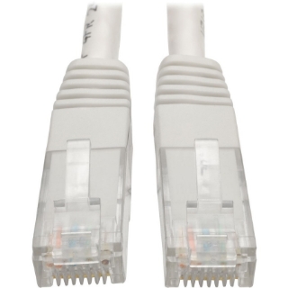 Picture of Tripp Lite Cat6 Cat5e Gigabit Molded Patch Cable RJ45 M/M 550MHz White 6ft