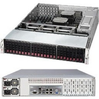 Picture of Supermicro SuperServer 2028R-E1CR24N Barebone System - 2U Rack-mountable - Socket LGA 2011-v3 - 2 x Processor Support