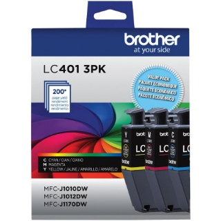 Picture of Brother LC4013PKS Original Ink Cartridge - CMY