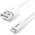 Picture of StarTech.com 2m (6ft) Long White Apple&reg; 8-pin Lightning Connector to USB Cable for iPhone / iPod / iPad