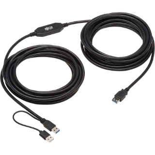 Picture of Tripp Lite U330-10M-1 USB 3.2 Gen 1 Active Extension Repeater Cable (M/F), 10 m (32.8 ft.)