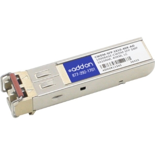 Picture of AddOn Cisco CWDM-SFP-1610 Compatible TAA Compliant 1000Base-CWDM SFP Transceiver (SMF, 1610nm, 40km, LC)