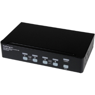 Picture of StarTech.com StarTech.com 4 Port High Resolution USB DVI Dual Link KVM Switch with Audio