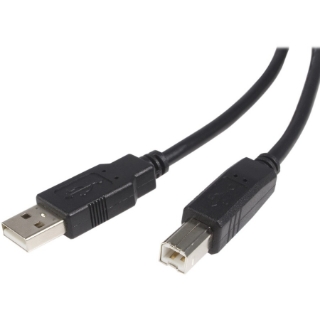 Picture of StarTech.com StarTech.com High Speed Certified USB 2.0 - USB cable - 4 pin USB Type A (M) - 4 pin USB Type B (M) - 3ft ( USB / Hi-Speed USB )