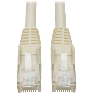 Picture of Tripp Lite 50ft Cat6 Gigabit Snagless Molded Patch Cable RJ45 M/M White 50'