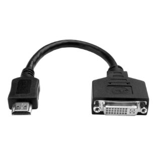 Picture of Tripp Lite 8in HDMI to DVI Cable Adapter Converter HDMI Male to DVI-D Female 8"