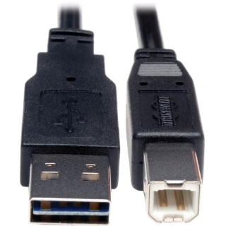 Picture of Tripp Lite 1ft USB 2.0 High Speed Cable Reverisble A to B M/M