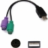 Picture of AddOn USB 2.0 (A) Male to PS/2 Female Gray Adapter