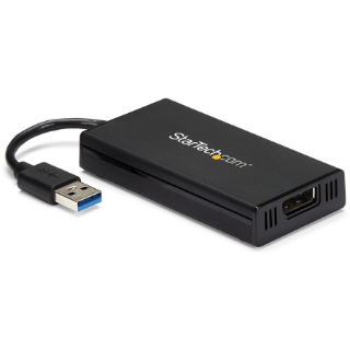 Picture of StarTech.com USB 3.0 to 4K DisplayPort External Multi Monitor Video Graphics Adapter - DisplayLink Certified - Ultra HD 4K