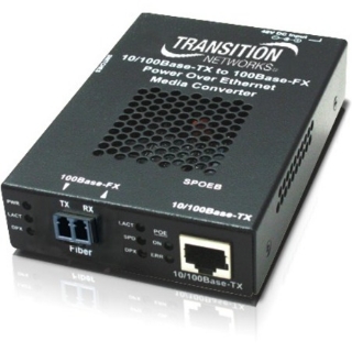 Picture of Transition Networks Stand-alone Fast Ethernet PoE Media Converter