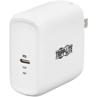 Picture of Tripp Lite Compact USB-C Wall Charger - GaN Technology, 65W PD Charging, White