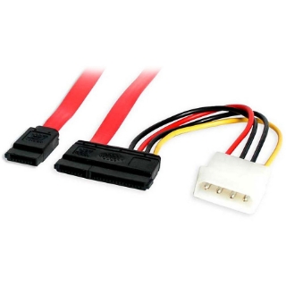 Picture of StarTech.com 18in SATA Serial ATA Data and Power Combo Cable