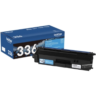 Picture of Brother Genuine TN336C High Yield Cyan Toner Cartridge