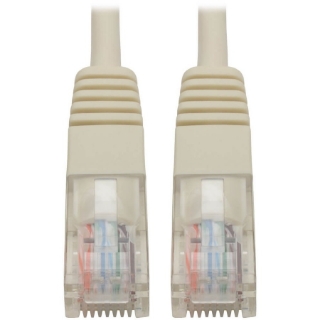 Picture of Tripp Lite 6ft Cat5e / Cat5 350MHz Molded Patch Cable RJ45 M/M White 6'