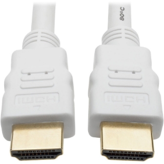 Picture of Tripp Lite High Speed HDMI Cable Ultra HD Digital Video M/M White 1080p 25ft 25'
