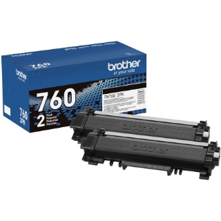 Picture of Brother TN760 Original Toner Cartridge - Twin-pack - Black