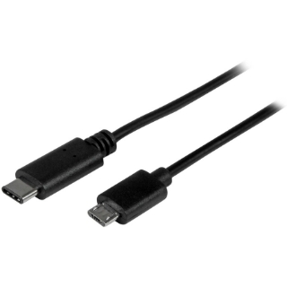 Picture of StarTech.com 0.5m USB C to Micro USB Cable - M/M - USB 2.0 - USB-C to Micro USB Charge Cable - USB 2.0 Type C to Micro B Cable