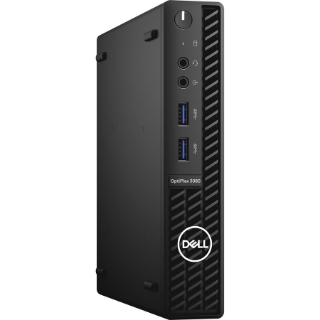 Picture of Dell OptiPlex 3000 3080 Desktop Computer - Intel Core i3 10th Gen I3-10105T Quad-core (4 Core) 3 GHz - 8 GB RAM DDR4 SDRAM - 500 GB HDD - Micro PC - Black