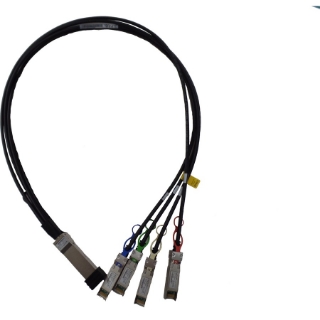 Picture of HPE 100GbE QSFP28 to 4x25GbE SFP28 1m Direct Attach Copper Cable