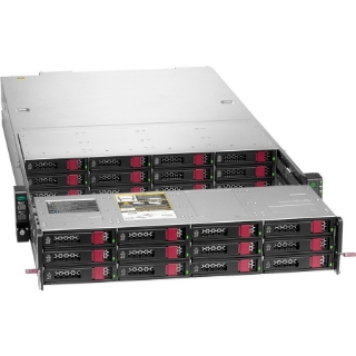 Picture of HPE Apollo 4200 G10 2U Rack Server - 2 x Intel Xeon Silver 4210 2.20 GHz - 128 GB RAM - 192 TB HDD - (24 x 8TB) HDD Configuration - Serial ATA/600 Controller