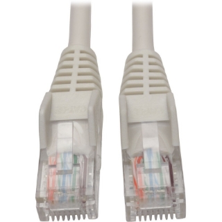 Picture of Tripp Lite Cat5e 350 MHz Snagless Molded UTP Patch Cable (RJ45 M/M), White, 6 ft.