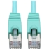 Picture of Tripp Lite Cat6a Snagless Shielded STP Patch Cable 10G, PoE, Aqua M/M 7ft