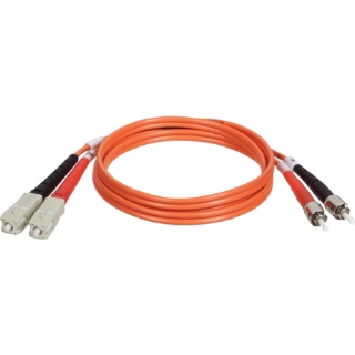 Picture of Tripp Lite 8M Duplex Multimode 62.5/125 Fiber Optic Patch Cable SC/ST 25' 25ft 8 Meter