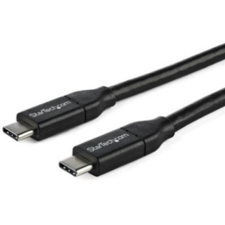 Picture of StarTech.com 1m 3 ft USB C to USB C Cable w/ 5A PD - M/M - USB 2.0 - USB-IF Certified - USB Type C Cable - USB C Charging Cable - USB C PD Cable