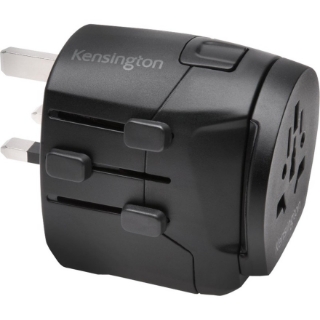 Picture of Kensington International Travel Adapter - Grounded (3-Prong) with Dual USB Ports