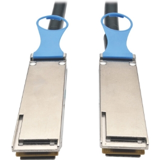 Picture of Tripp Lite QSFP28 to QSFP28 100GbE Passive DAC Copper InfiniBand Cable (M/M), 0.5 m (20 in)