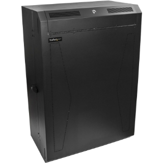 Picture of StarTech.com 8U 19" Vertical Wall Mount Server Rack Cabinet Enclosure - Low Profile (15") - 30" Deep Locking w/2U for Network IT Equipment