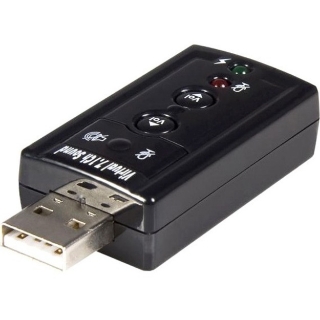 Picture of StarTech.com USB audio adapter - virtual 7.1 - external sound card - stereo audio