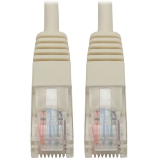 Picture of Tripp Lite Cat5e 350 MHz Molded UTP Patch Cable (RJ45 M/M), White, 15 ft.
