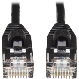Picture of Tripp Lite Cat6a 10G Snagless Molded Slim UTP Network Patch Cable (M/M), Black, 20 ft.