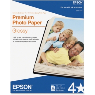 Picture of Epson Inkjet Photo Paper - White