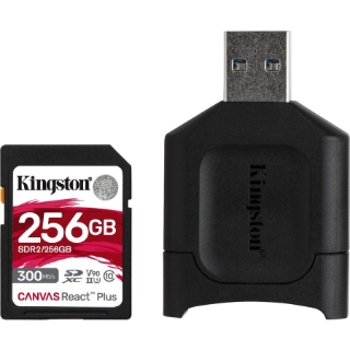 Picture of Kingston Canvas React Plus 256 GB Class 10/UHS-II (U3) SDXC