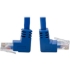 Picture of Tripp Lite Cat6 Patch Cable Up-Angled / Down Angled UTP Molded M/M Blue 1ft