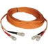 Picture of Tripp Lite 9M Duplex Multimode 50/125 Fiber Optic Patch Cable SC/SC 30' 30ft 9 Meter