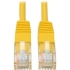 Picture of Tripp Lite 10ft Cat5e / Cat5 350MHz Molded Patch Cable RJ45 M/M Yellow 10'