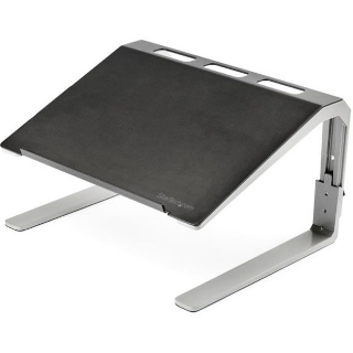 Picture of StarTech.com Adjustable Laptop Stand - Heavy Duty Steel & Aluminum - 3 Height Settings - Tilted - Ergonomic Laptop Riser for Desk (LTSTND)