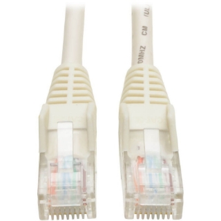 Picture of Tripp Lite 7ft Cat5e / Cat5 Snagless Molded Patch Cable RJ45 M/M White 7'