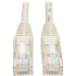 Picture of Tripp Lite 7ft Cat5e / Cat5 Snagless Molded Patch Cable RJ45 M/M White 7'