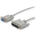 Picture of StarTech.com StarTech.com 10 ft Cross Wired DB9 to DB25 Serial Null Modem Cable - Null modem cable - DB-9 (F) - DB-25 (M) - 10 ft