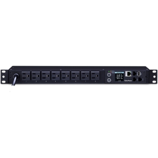 Picture of CyberPower PDU31001 Single Phase 100 - 120 VAC 15A Monitored PDU