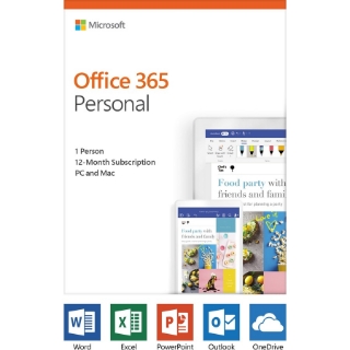 Picture of Microsoft 365 Personal - Subscription License - 1 PC/Mac, 1 Person - 12 Month